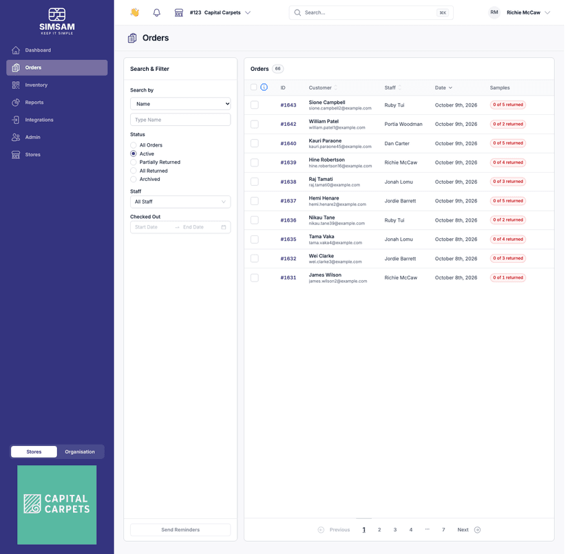 Dynamic Real-Time Tracking.